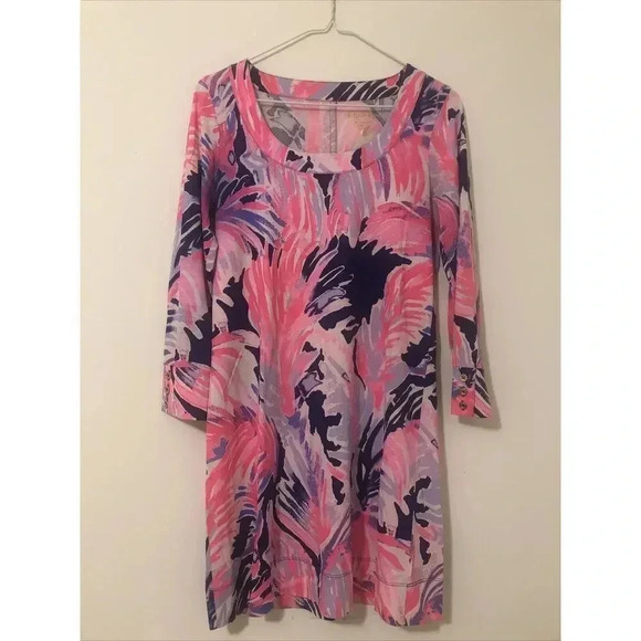Lilly Pulitzer Merritt Dress Size XS Resort Vacation Floral Bright Colorful - Picture 2 of 8